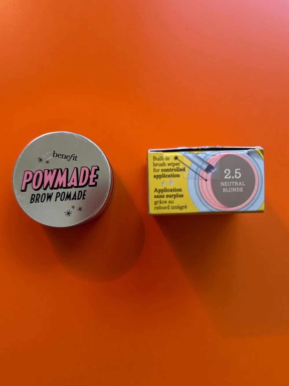 Benefit POWmade Brow Pomade - 2.5 Neutral Blonde - NWT - Picture 6 of 10